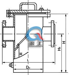 直通籃式過(guò)濾器 (結(jié)構(gòu)圖)